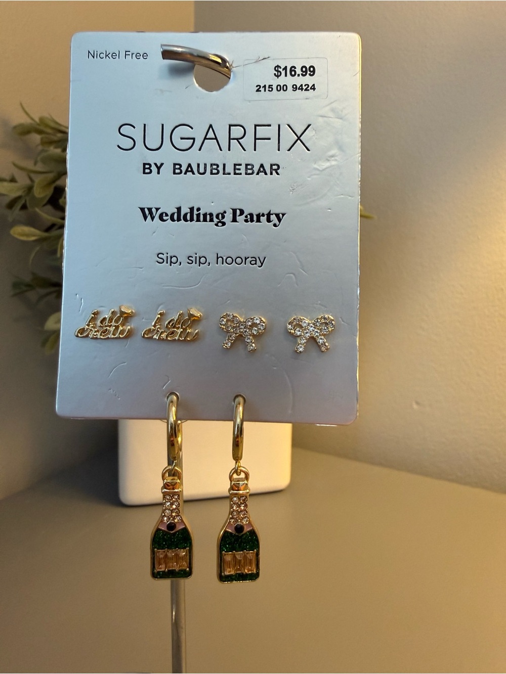 ✨3/$25 Sugarfix by Baublebar Wedding Party Earrings